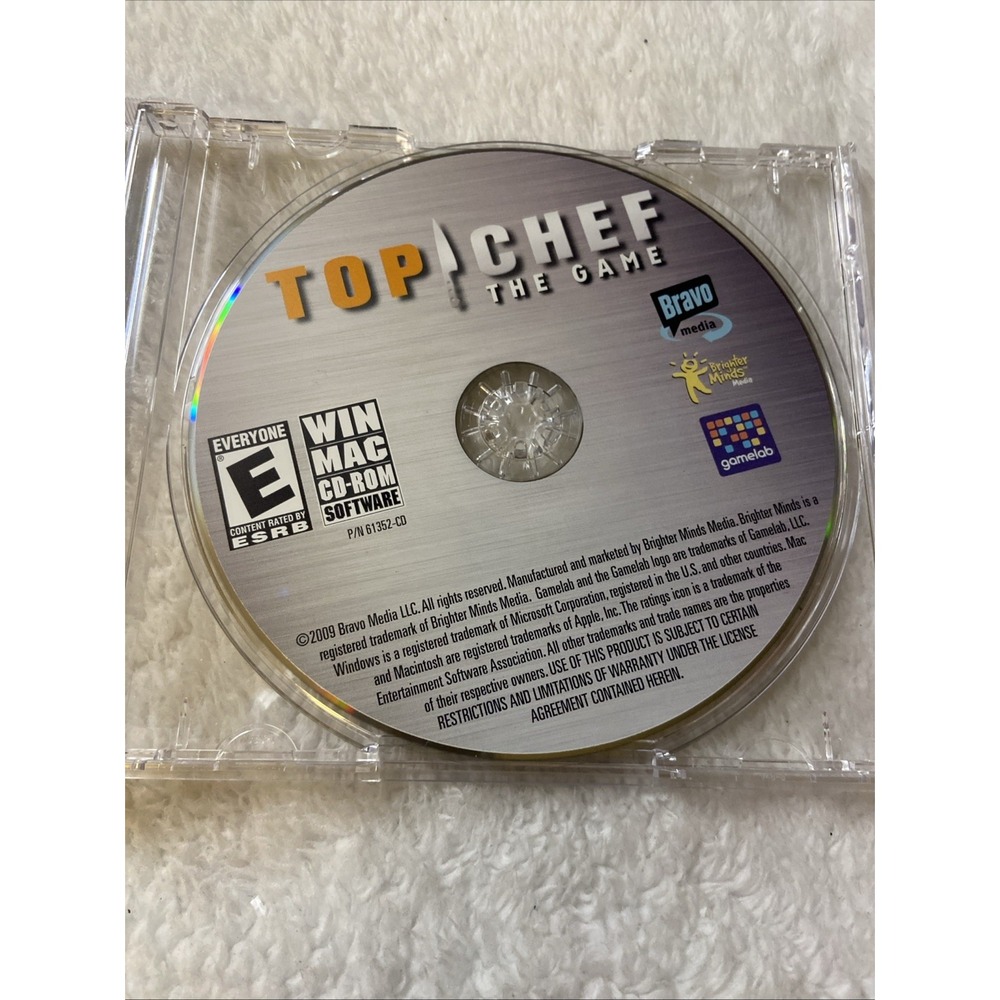 Top Chef The Game CD Rom Software 2009 Foodies Cooking Love Padme Lakshmi‎ Tom - Picture 7 of 9